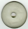 1 56x7mm Matte Grey Mist Resin Donut 